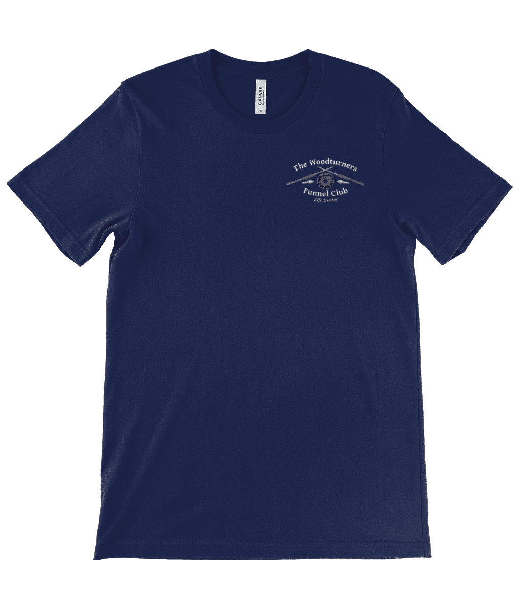 funnel club small logo t-shirt blue