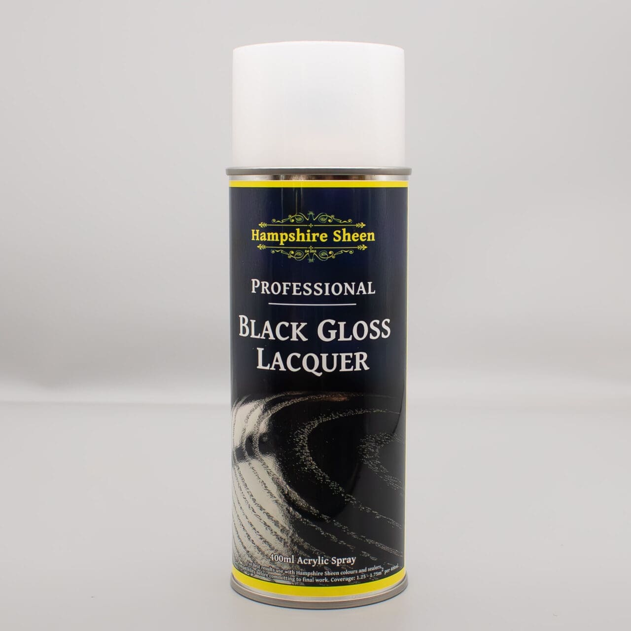 Pro Black Gloss Lacquer Spray 400ml